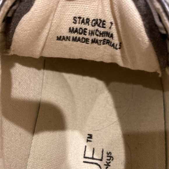 Boutique by Corkys pewter silver grey sneakers with silver star size 7 - Picture 10 of 13